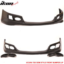 Load image into Gallery viewer, 2006-2008 Acura TSX OEM Style Unpainted Front Bumper Lip PU