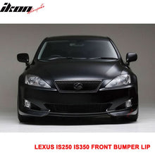 Load image into Gallery viewer, 2006-2008 Lexus IS250 IS350 IKON Style Unpainted Front Bumper Lip PU