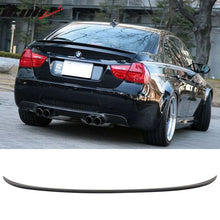 Load image into Gallery viewer, 2006-2011 BMW E90 3 Series M3 Style Matte Black Rear Spoiler Wing ABS