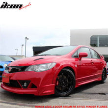 Load image into Gallery viewer, 2006-2011 Honda Civic RR Style Unpainted Front Rear Fender Flares ABS
