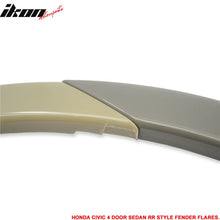 Load image into Gallery viewer, 2006-2011 Honda Civic RR Style Unpainted Front Rear Fender Flares ABS