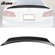 Load image into Gallery viewer, 2006-2013 Lexus IS F Sport V2 Style Black Rear Spoiler Wing PP
