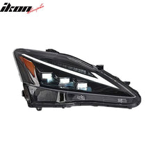 Load image into Gallery viewer, 2006-2013 Lexus IS250 IS350 IS-F F Sport Style Black LED Headlights