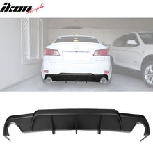 Load image into Gallery viewer, 2006-2013 Lexus IS DMR Style Rear Diffuser Bumper Lip Bodykit Black PP