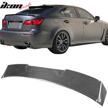 Load image into Gallery viewer, 2006-2013 IS250 IS350 V Style Rear Roof Spoiler Wing Carbon Fiber CF