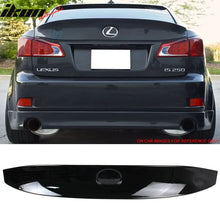 Load image into Gallery viewer, 2006-2013Â  Lexus IS250 IS350 ISF IKON Obsidian Black Rear Spoiler Wing