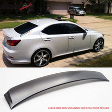 Load image into Gallery viewer, 2006-2013 Lexus IS250 IS350 OEM Style Unpainted Roof Window Spoiler