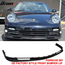 Load image into Gallery viewer, 2007-2013 Porsche 997 OEM Style Unpainted Black Front Bumper Lip PU