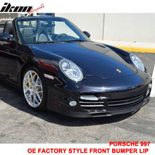 Load image into Gallery viewer, 2007-2013 Porsche 997 OEM Style Unpainted Black Front Bumper Lip PU