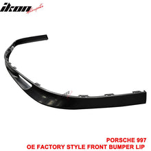 Load image into Gallery viewer, 2007-2013 Porsche 997 OEM Style Unpainted Black Front Bumper Lip PU