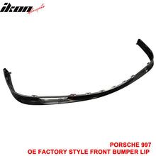 Load image into Gallery viewer, 2007-2013 Porsche 997 OEM Style Unpainted Black Front Bumper Lip PU
