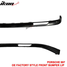 Load image into Gallery viewer, 2007-2013 Porsche 997 OEM Style Unpainted Black Front Bumper Lip PU