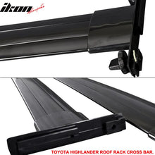 Load image into Gallery viewer, Fits 08-13 Highlander OE Black Roof Rack+Cross Bar Kit Luggage Carrier