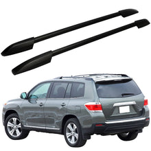 Load image into Gallery viewer, 2008-2013 Toyota Highlander  Black Roof Rack Rail Side Top 2PC