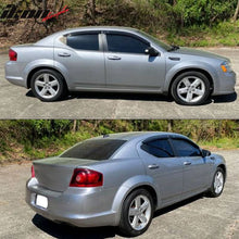 Load image into Gallery viewer, 2008-2014 Dodge Avenger Slim Style Smoke Tinted Visor Window Acrylic