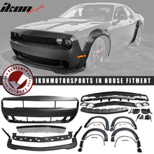 Load image into Gallery viewer, 2008-2014 Dodge Challenger Front Bumper + SRT Lip + Fender Flares PP