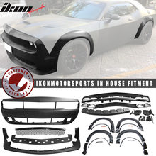 Load image into Gallery viewer, 2008-2014 Dodge Challenger Front Bumper + Demon Lip + Fender Flares