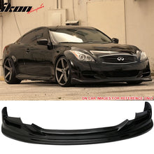 Load image into Gallery viewer, 2008-2014 infiniti G37 Coupe TS Paint Black Obsidian #KH3 Front Lip PU