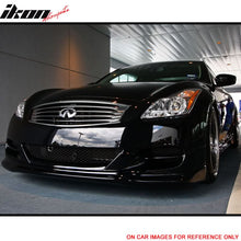 Load image into Gallery viewer, 2008-2014 infiniti G37 Coupe TS Paint Black Obsidian #KH3 Front Lip PU