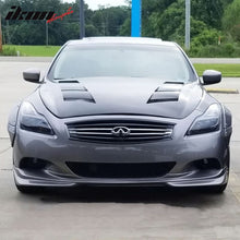 Load image into Gallery viewer, 2008-2014 Infiniti G37 Coupe Q60 J Style Unpainted Front Bumper Lip PU