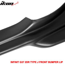 Load image into Gallery viewer, 2008-2014 Infiniti G37 Coupe Q60 J Style Unpainted Front Bumper Lip PU