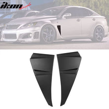 Load image into Gallery viewer, 2008-2014 Lexus ISF Novel Style Unpainted Black Side Vent Fender PP