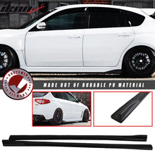 Load image into Gallery viewer, 2008-2014 Subaru Impreza WRX STI CS Style Side Skirt Rocker Panel PU