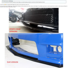 Load image into Gallery viewer, 2008-2015 Cadillac CTS V Sedan H Style Front Bumper Lip Valance Guard
