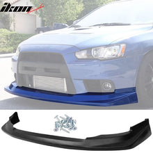 Load image into Gallery viewer, 2008-2015 Mitsubishi Lancer EVO 10 X V Unpainted Front Bumper Lip PU
