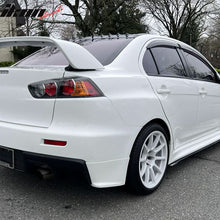 Load image into Gallery viewer, 2008-2015 Mitsubishi Lancer EVO Style Unpainted Rear Bumper Aprons PU