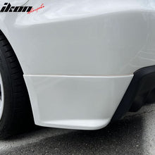 Load image into Gallery viewer, 2008-2015 Mitsubishi Lancer EVO Style Unpainted Rear Bumper Aprons PU