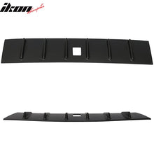 Load image into Gallery viewer, 2008-2016 Mitsubishi Lancer X EVO Rear Roof Spoiler W/Shark Fins ABS
