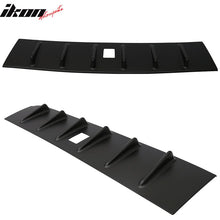 Load image into Gallery viewer, 2008-2016 Mitsubishi Lancer X EVO Rear Roof Spoiler W/Shark Fins ABS