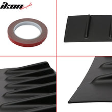 Load image into Gallery viewer, 2008-2016 Mitsubishi Lancer X EVO Rear Roof Spoiler W/Shark Fins ABS
