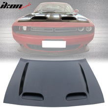 Load image into Gallery viewer, 2008-2023 Dodge Challenger Hood Hellcat Style Aluminum Black Car Hood