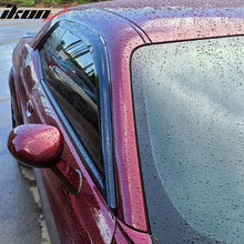 Load image into Gallery viewer, 2008-2024 Dodge Challenger Slim Style Tape On Acrylic Window Visor 2PC
