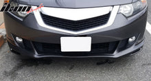 Load image into Gallery viewer, 2009-2010 Acura TSX CU1 JDM Style Unpainted Black Front Bumper Lip PU