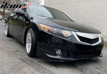 Load image into Gallery viewer, 2009-2010 Acura TSX CU1 JDM Style Unpainted Black Front Bumper Lip PU