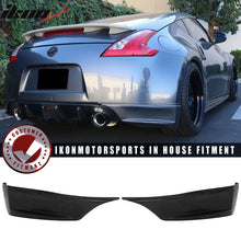 Load image into Gallery viewer, 2009-2020 Nissan 370Z SS Style Unpainted Rear Bumper Lip Aprons PU