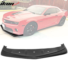 Load image into Gallery viewer, 2010-2013 Camaro V8 SS Z28 Style Unpainted Black Front Bumper Lip PU