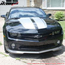 Load image into Gallery viewer, 2010-2013 Chevy Camaro 1LT LS LT V6 Only SS Style PU Front Bumper Lip