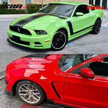Load image into Gallery viewer, 2010-2014 Ford Mustang GT350 Style Unpainted Black Side Fender Steel