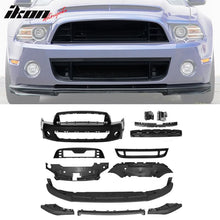 Load image into Gallery viewer, 2010-2014 Ford Mustang GT500 Style Front Bumper Cover w/ Grille Lip