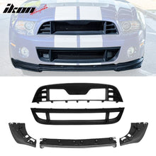 Load image into Gallery viewer, 2010-2014 Ford Mustang GT500 Upper Lower Grille + Front Bumper Lip PP