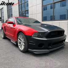 Load image into Gallery viewer, 2010-2014 Ford Mustang GT500 Style Hood Aluminum Air Intake Panel
