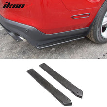 Load image into Gallery viewer, 2010-2014 Mustang 2PCS Rear Bumper Side Canards Splitters PU
