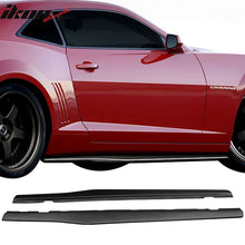 Load image into Gallery viewer, 2010-2015 Chevy Camaro Ikon Style Add On Side Skirts Rocker Panel PP