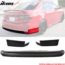 Load image into Gallery viewer, 2011-2013 Toyota Corolla OEM Style Unpainted Black Rear Bumper Lip PP