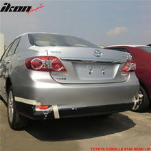 Load image into Gallery viewer, 2011-2013 Toyota Corolla OEM Style Unpainted Black Rear Bumper Lip PP