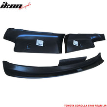 Load image into Gallery viewer, 2011-2013 Toyota Corolla OEM Style Unpainted Black Rear Bumper Lip PP